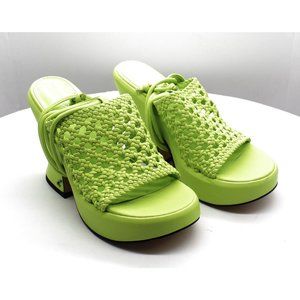 Circus by Sam Edelman Women's Paislie Woven Ankle Tie Platform Sandals